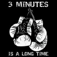 3 Minutes Is A Long Time Funny Boxing Drawstring Bag