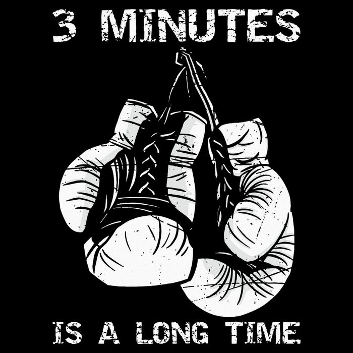 3 Minutes Is A Long Time Funny Boxing Drawstring Bag