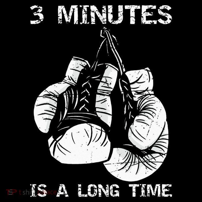 3 Minutes Is A Long Time Funny Boxing Sustainable Knit Beanie