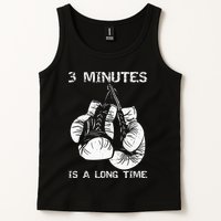 3 Minutes Is A Long Time Funny Boxing Tank Top