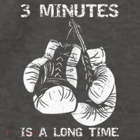 3 Minutes Is A Long Time Funny Boxing Vector Backpack