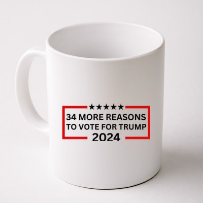 34 More Reasons To Vote For Trump Coffee Mug