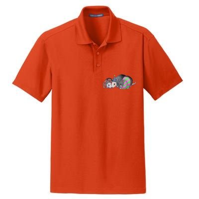 3 Mischievous Rat Dry Zone Grid Polo