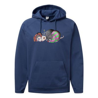 3 Mischievous Rat Performance Fleece Hoodie