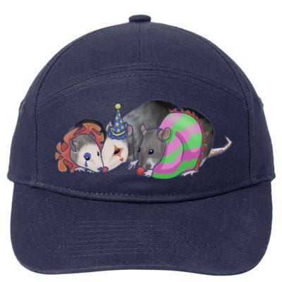 3 Mischievous Rat 7-Panel Snapback Hat