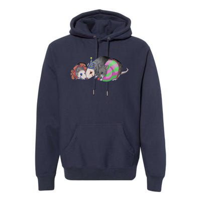 3 Mischievous Rat Premium Hoodie