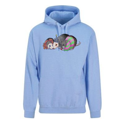 3 Mischievous Rat Unisex Surf Hoodie