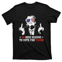 34 More Reasons To Vote For Trump Usa Flag 4th Of July T-Shirt