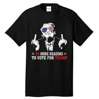 34 More Reasons To Vote For Trump Usa Flag 4th Of July Tall T-Shirt