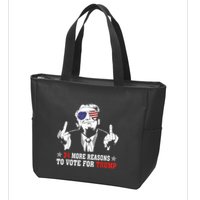 34 More Reasons To Vote For Trump Usa Flag 4th Of July Zip Tote Bag