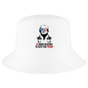 34 More Reasons To Vote For Trump Funny Election Cool Comfort Performance Bucket Hat