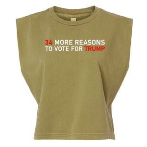 34 More Reasons To Vote For Trump Garment-Dyed Women's Muscle Tee