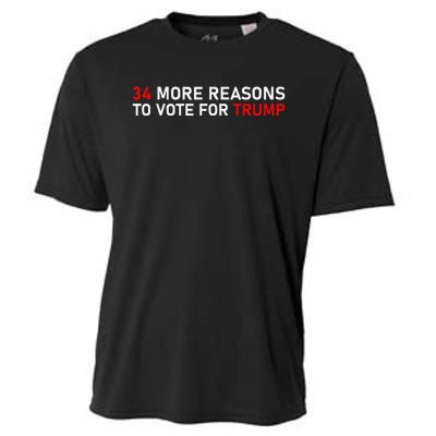 34 More Reasons To Vote For Trump Cooling Performance Crew T-Shirt