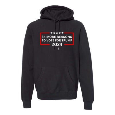 34 More Reasons To Vote For Trump Premium Hoodie