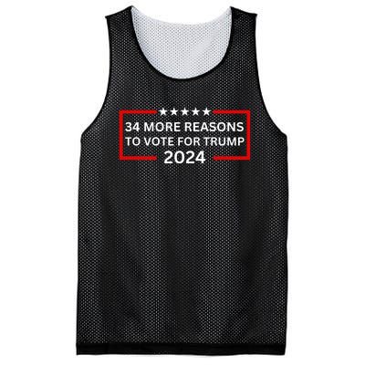 34 More Reasons To Vote For Trump Mesh Reversible Basketball Jersey Tank