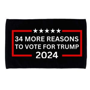 34 More Reasons To Vote For Trump Microfiber Hand Towel