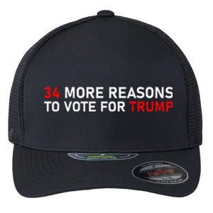 34 More Reasons To Vote For Trump Flexfit Unipanel Trucker Cap