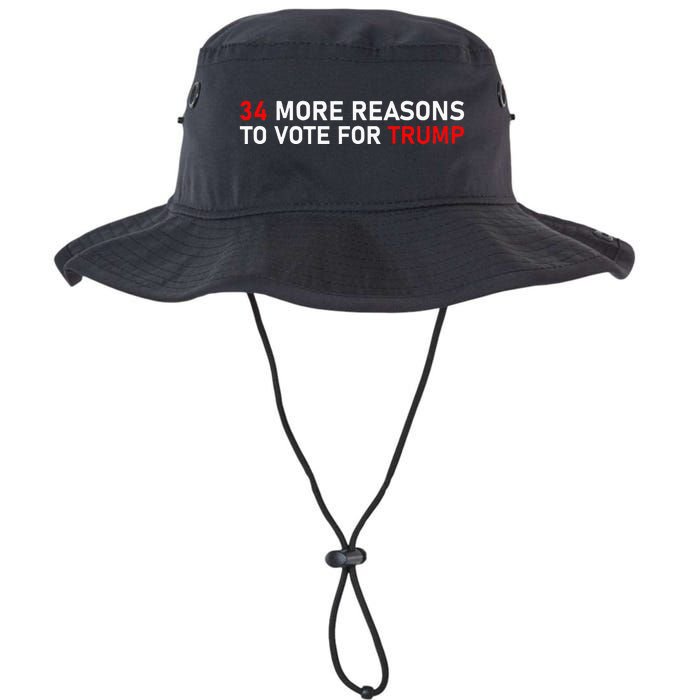 34 More Reasons To Vote For Trump Legacy Cool Fit Booney Bucket Hat