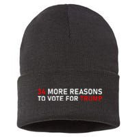 34 More Reasons To Vote For Trump Sustainable Knit Beanie