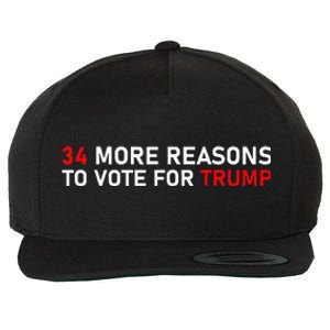 34 More Reasons To Vote For Trump Wool Snapback Cap