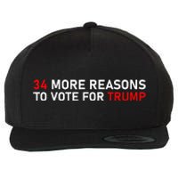 34 More Reasons To Vote For Trump Wool Snapback Cap