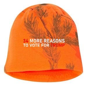 34 More Reasons To Vote For Trump Kati - Camo Knit Beanie