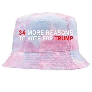 34 More Reasons To Vote For Trump Tie-Dyed Bucket Hat