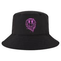 3D Melting Smiley Emoji Cool Comfort Performance Bucket Hat