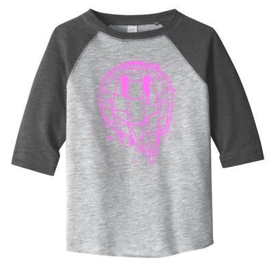 3D Melting Smiley Emoji Toddler Fine Jersey T-Shirt