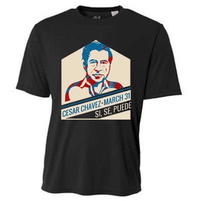 31 March Si Se Puede I Cesar Chavez Day Cooling Performance Crew T-Shirt