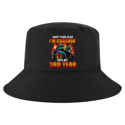 3rd Monster Truck Birthday Party Birthday Cool Comfort Performance Bucket Hat