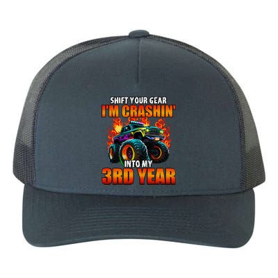 3rd Monster Truck Birthday Party Birthday Yupoong Adult 5-Panel Trucker Hat