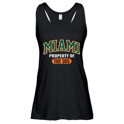305 Miami Vibes Urban Style Miami Beach Ladies Essential Flowy Tank