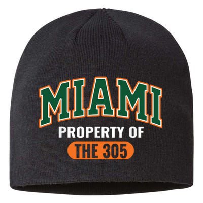 305 Miami Vibes Urban Style Miami Beach Sustainable Beanie