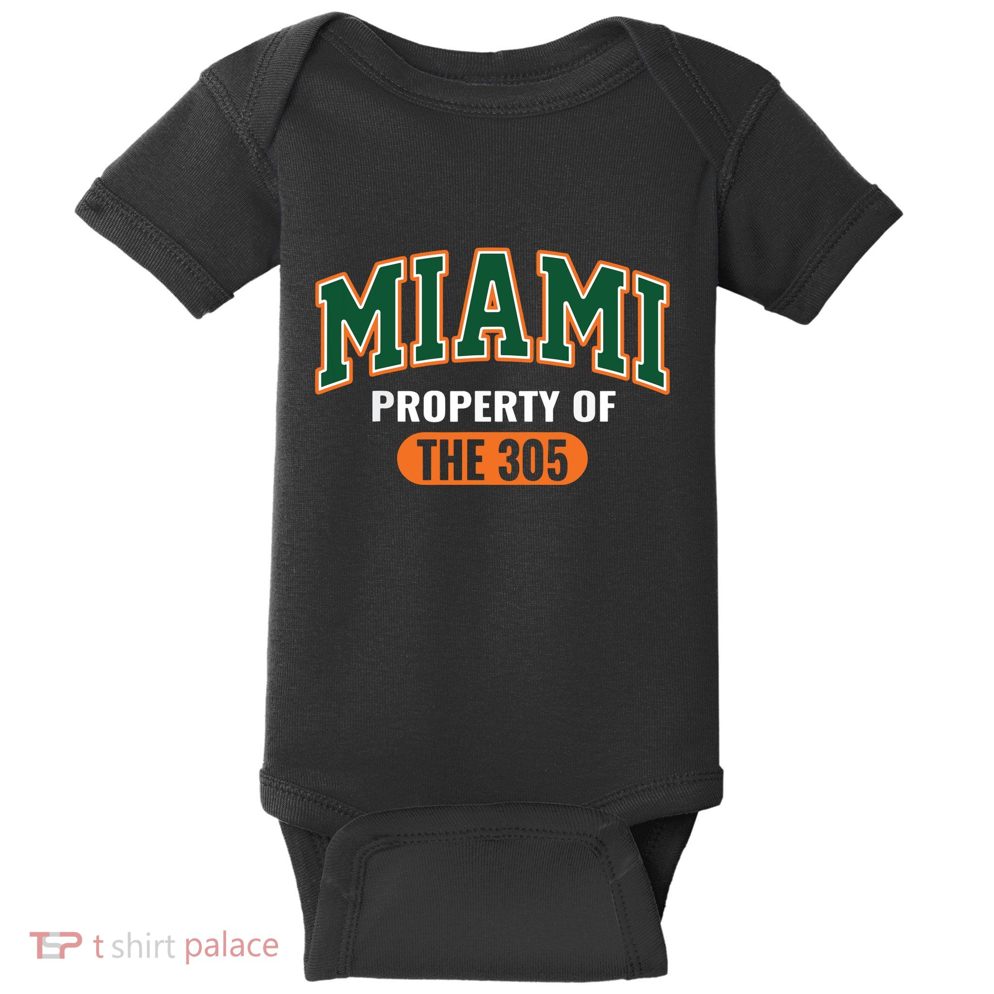305 Miami Vibes Urban Style Miami Beach Baby Bodysuit
