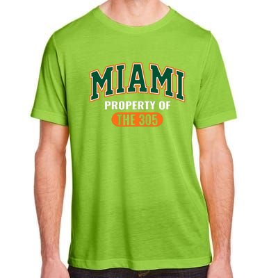 305 Miami Vibes Urban Style Miami Beach Graphic Design Adult ChromaSoft Performance T-Shirt