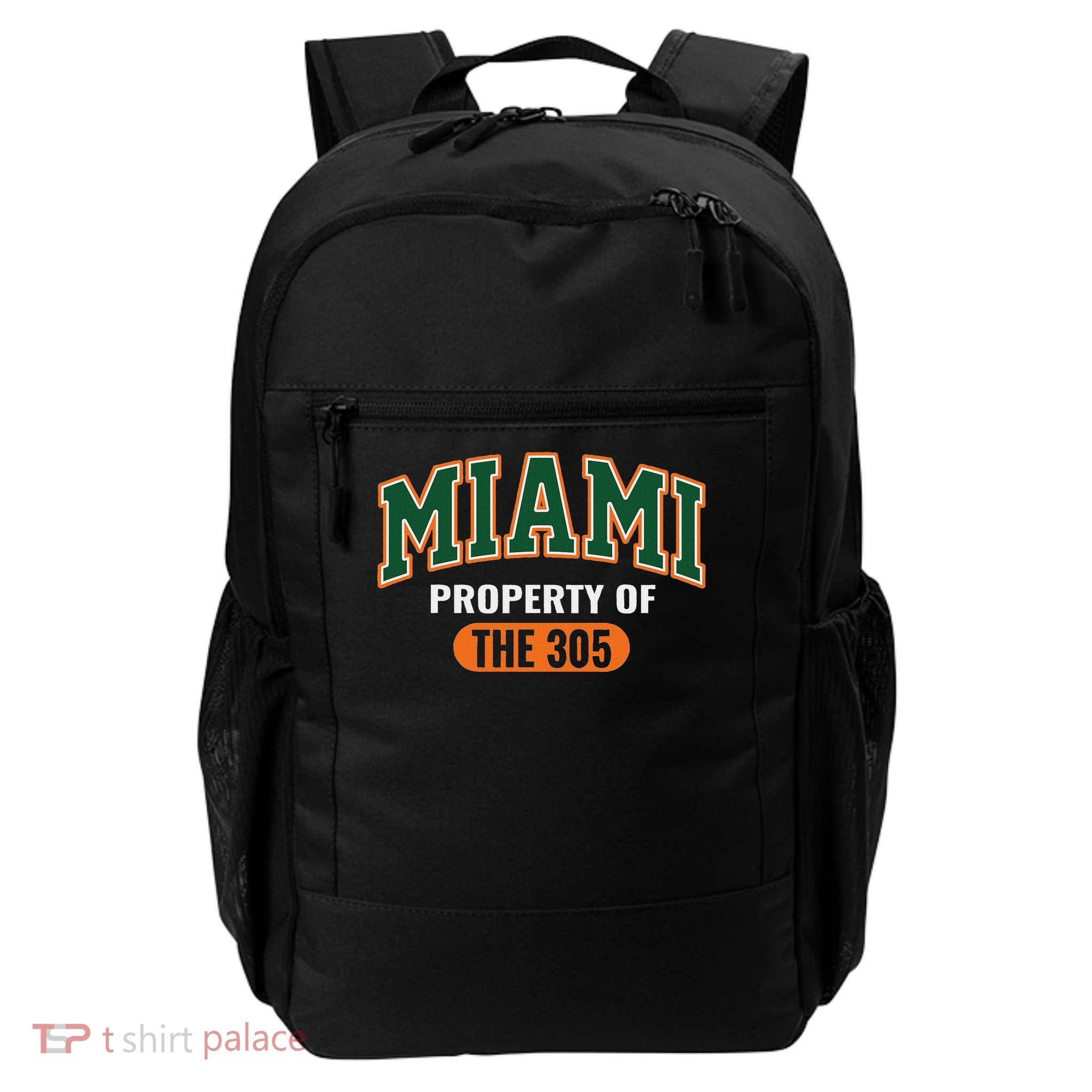 305 Miami Vibes Urban Style Miami Beach  Daily Commute Backpack