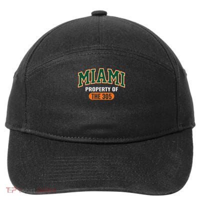 305 Miami Vibes Urban Style Miami Beach  7-Panel Snapback Hat