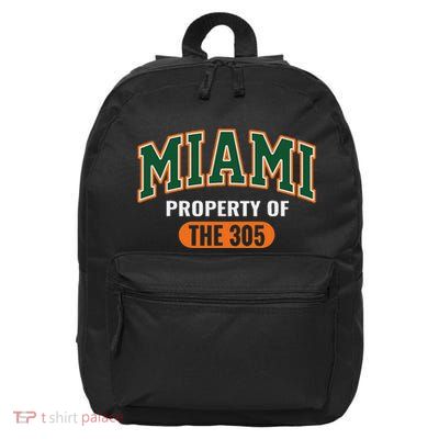305 Miami Vibes Urban Style Miami Beach Graphic 16 in Basic Backpack