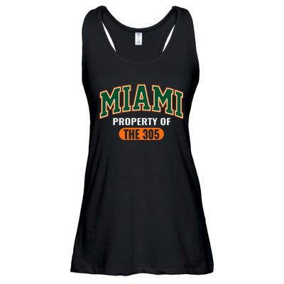 305 Miami Vibes Urban Style Miami Beach Ladies Essential Flowy Tank