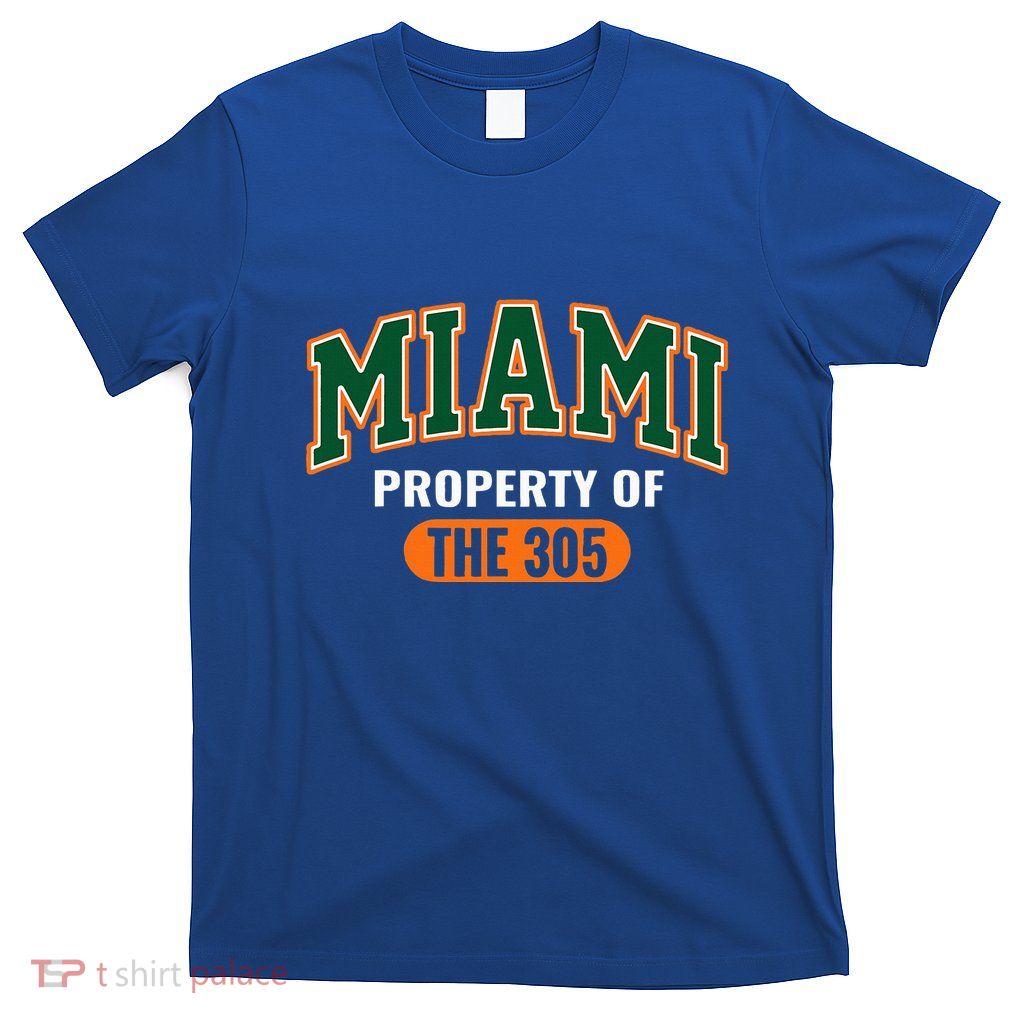 305 Miami Vibes Urban Style Miami Beach T-Shirt