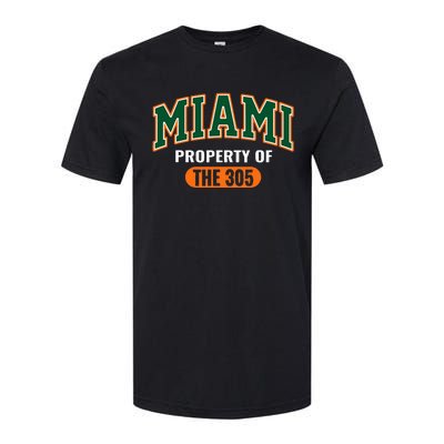 305 Miami Vibes Urban Style Miami Beach Graphic Design Softstyle CVC T-Shirt