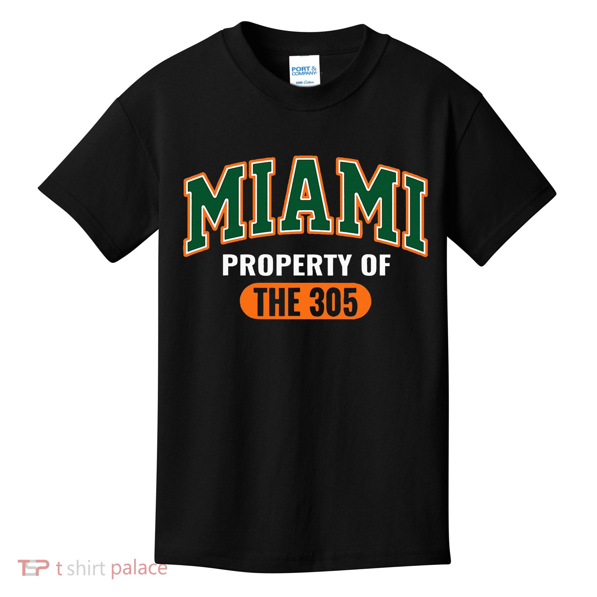 305 Miami Vibes Urban Style Miami Beach Design Kids T-Shirt