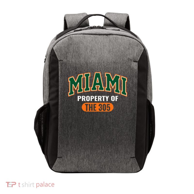 305 Miami Vibes Urban Style Miami Beach Design Vector Backpack