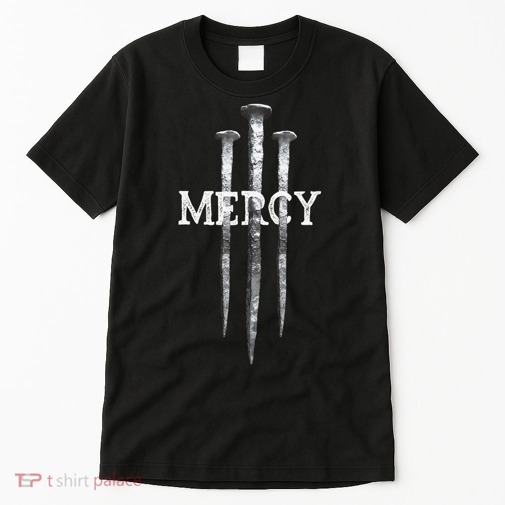 3 Nails Mercy Jesus S Christian Tall T-Shirt