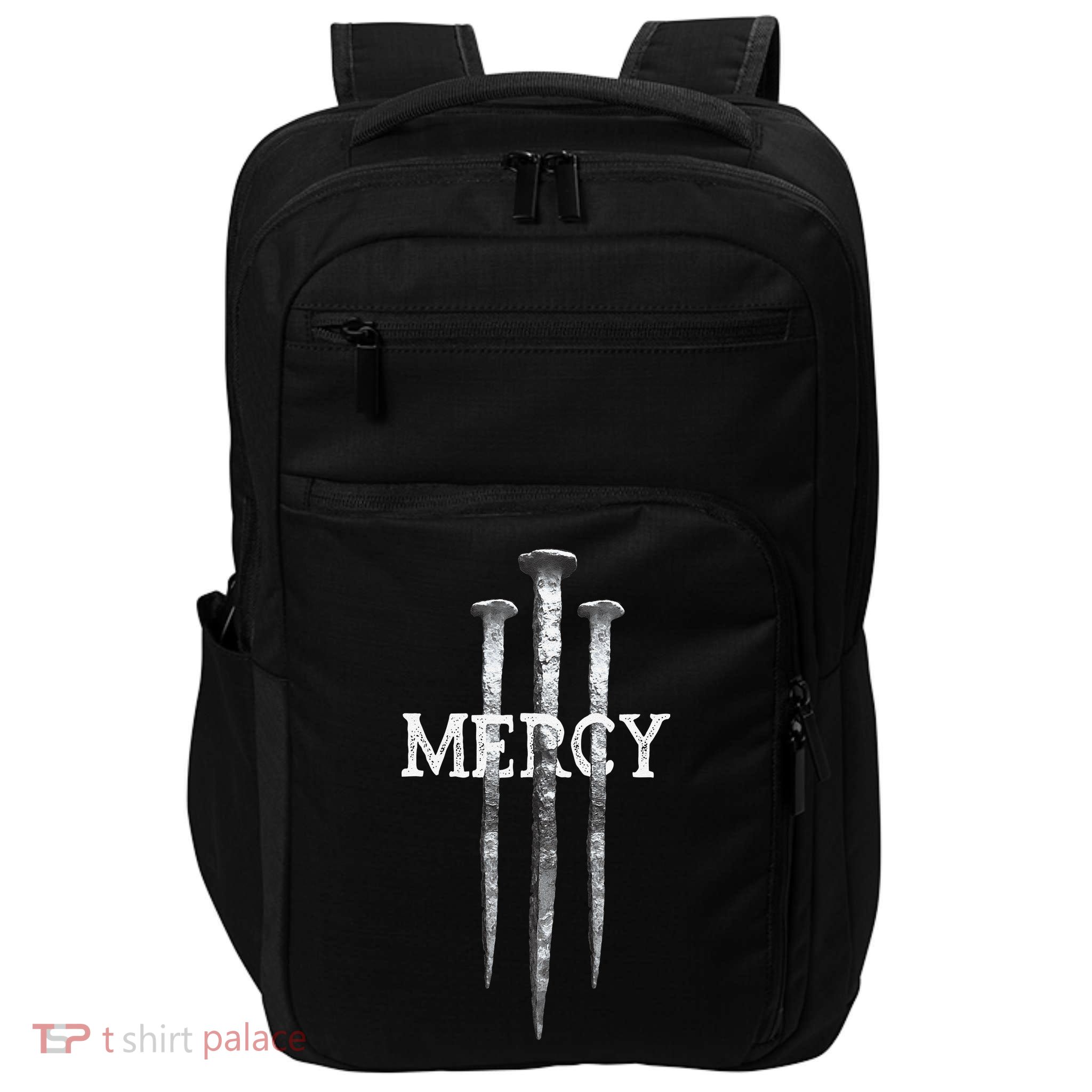 3 Nails Mercy Jesus S Christian Impact Tech Backpack
