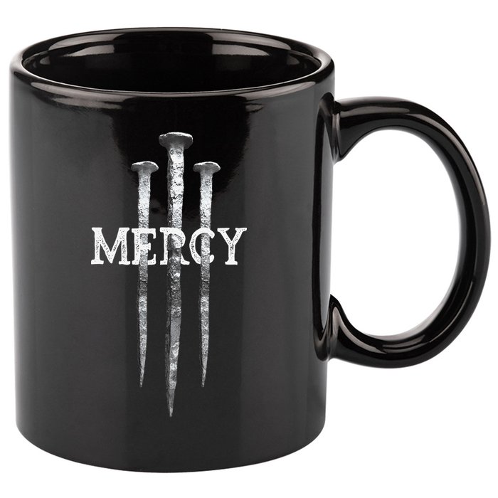 3 Nails Mercy Jesus S Christian 11oz C Handle Ceramic Mug