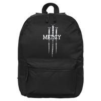 3 Nails Mercy Jesus S Christian 16 in Basic Backpack