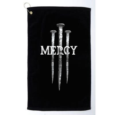 3 Nails Mercy Jesus S Christian Golf Towel