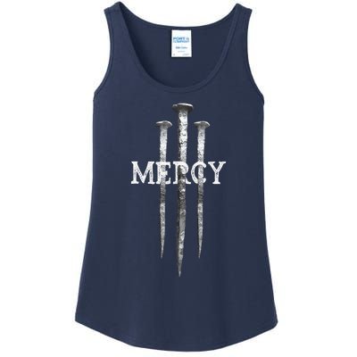 3 Nails Mercy Jesus S Christian Ladies Essential Tank